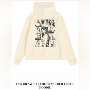 Taylor Swift Beige Eras Tour Hoodie